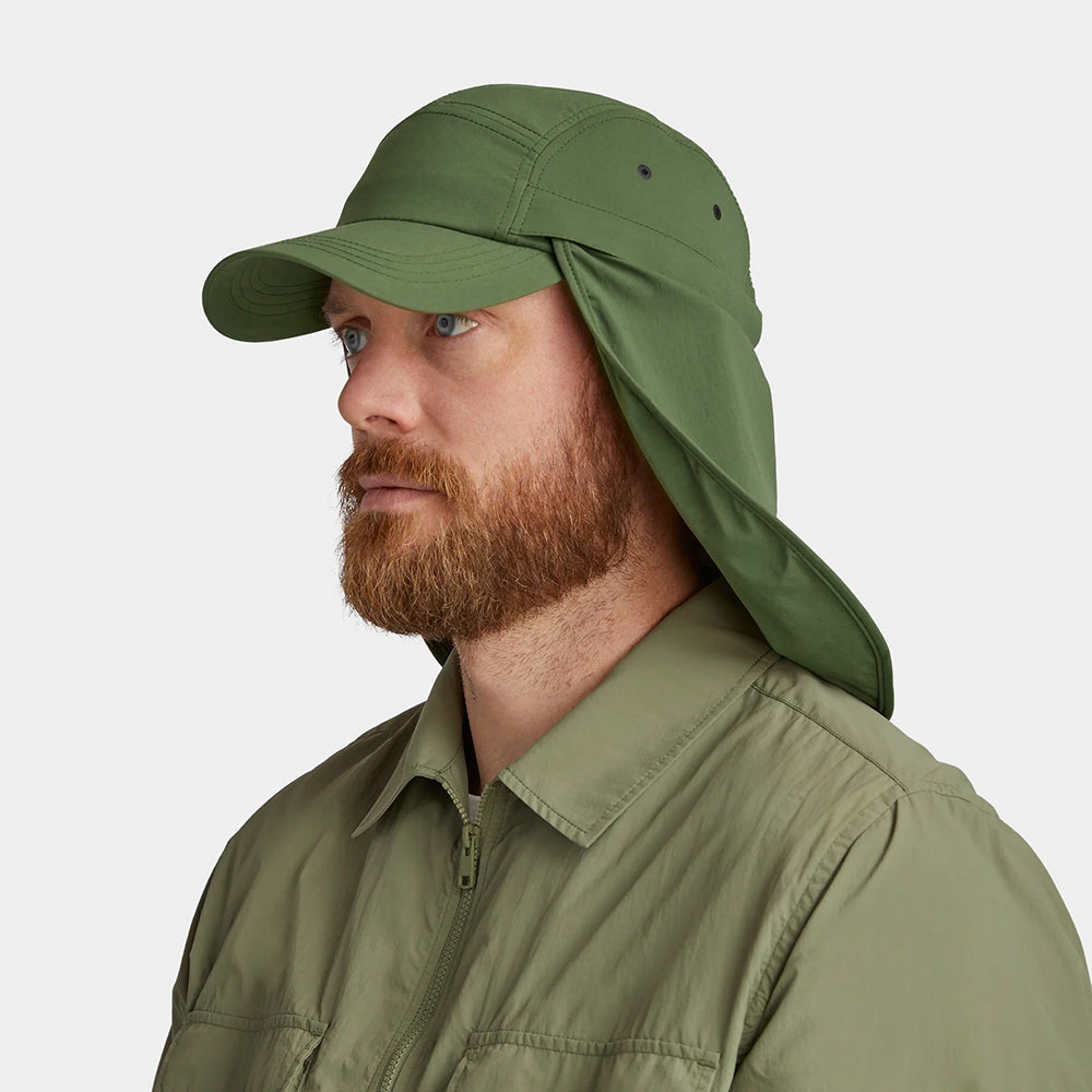 Gorra 5 paneles Ultraligero Protector Solar de Tilley - Verde Oliva