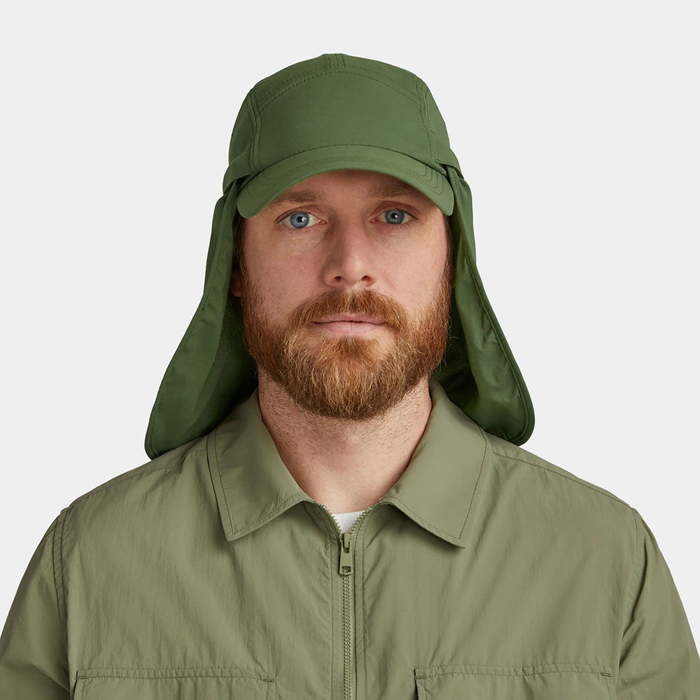 Gorra 5 paneles Ultraligero Protector Solar de Tilley - Verde Oliva