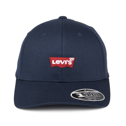 Gorra de béisbol Mid Batwing Flexfit de Levi's - Azul Marino
