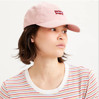 Gorra de béisbol mujeres Mid Batwing Flexfit de Levi's - Rosa