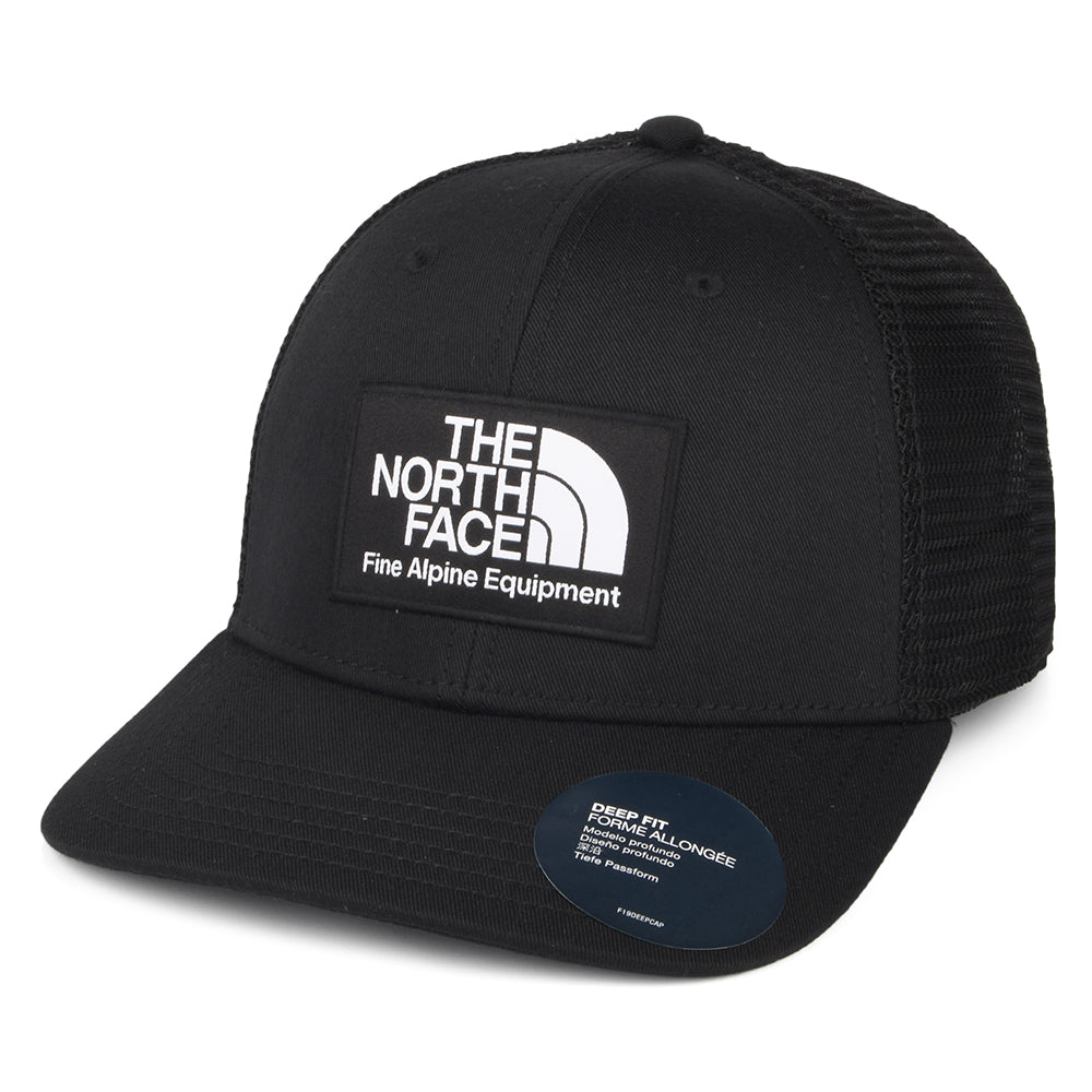 Gorra Trucker Mudder ajuste profundo de The North Face - Negro-Blanco