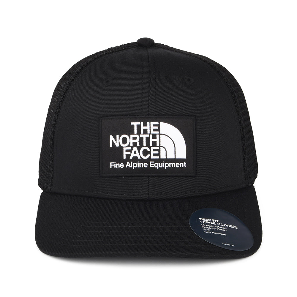 Gorra Trucker Mudder ajuste profundo de The North Face - Negro-Blanco