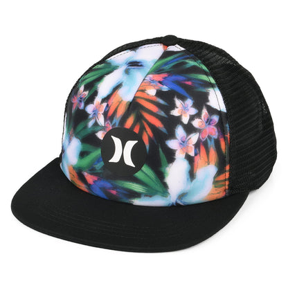 Gorra Trucker Balboa de Hurley - Floral-Negro