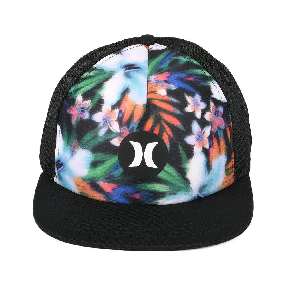 Gorra Trucker Balboa de Hurley - Floral-Negro