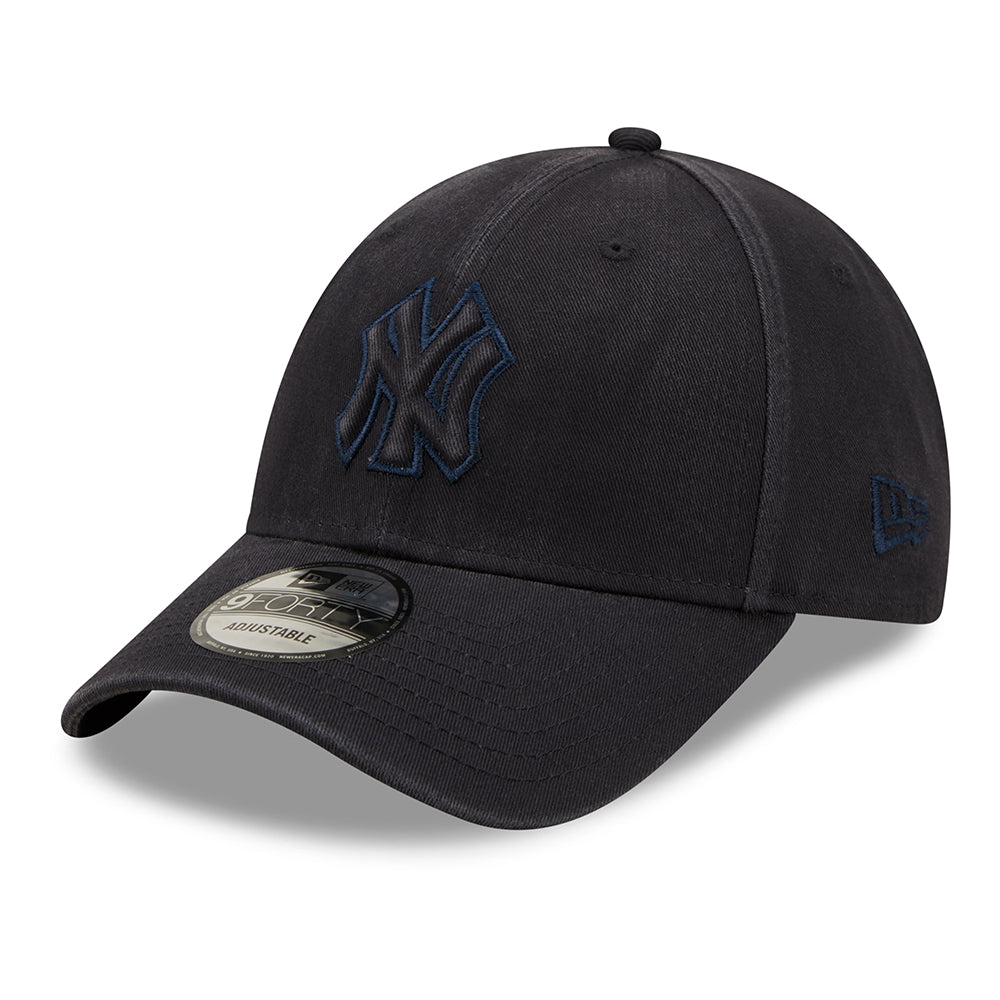Gorra de béisbol 9FORTY MLB Raised Logo New York Yankees de New Era - Azul Marino