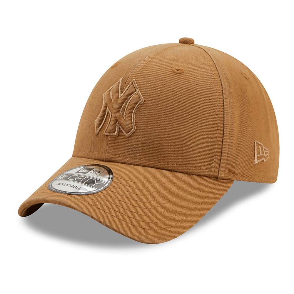 Gorra de béisbol 9FORTY MLB Raised Logo New York Yankees de New Era - Trigo