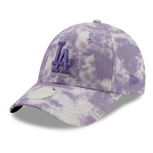 Gorra de béisbol mujeres 9FORTY MLB Tie Dye L.A. Dodgers de New Era - Morado