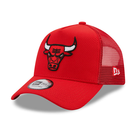 Gorra Trucker 9FORTY A-Frame NBA Diamond Era Chicago Bulls de New Era - Rojo