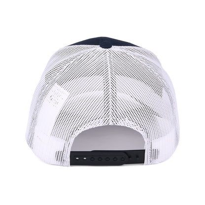 Gorra Trucker con malla de Columbia - Azul Marino-Blanco