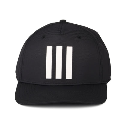 Gorra de béisbol Golf Tour 3 Stripes reciclado de Adidas - Negro