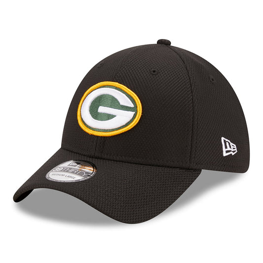 Gorra de béisbol 39THIRTY NFL Diamond Era Green Bay Packers de New Era - Negro