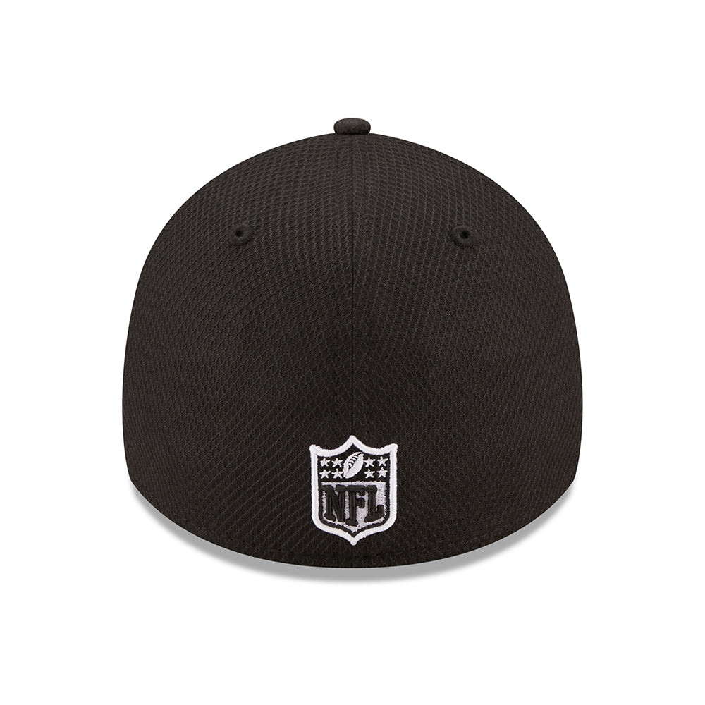 Gorra de béisbol 39THIRTY NFL Diamond Era Las Vegas Raiders de New Era - Negro
