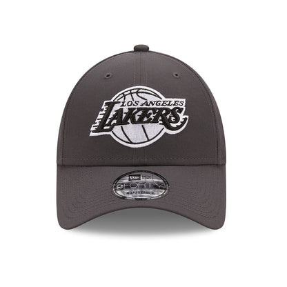 Gorra de béisbol 9FORTY L.A. Lakers de New Era - Grafito