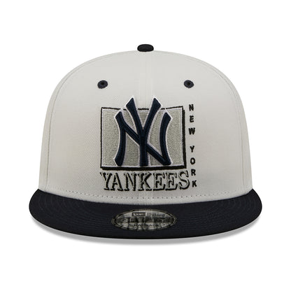 Gorra de béisbol 9FIFTY MLB White Crown New York Yankees de New Era - Blanco-Azul Marino