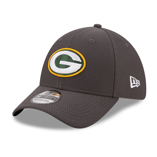 Gorra de béisbol 39THIRTY NFL Hex Tech Green Bay Packers de New Era - Gris