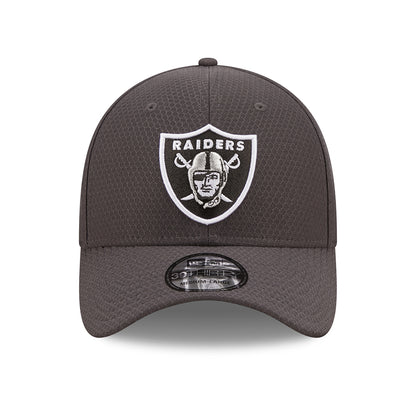 Gorra de béisbol 39THIRTY NFL Hex Tech Las Vegas Raiders de New Era - Gris
