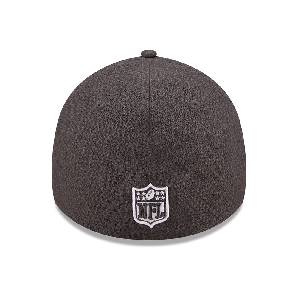 Gorra de béisbol 39THIRTY NFL Hex Tech Las Vegas Raiders de New Era - Gris