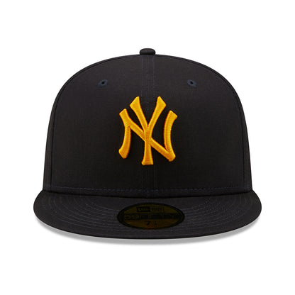 Gorra de béisbol 59FIFTY MLB League Essential I New York Yankees de New Era - Azul Marino-Dorado