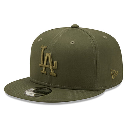 Gorra de béisbol 9FIFTY MLB League Essential L.A. Dodgers de New Era - Verde Oliva
