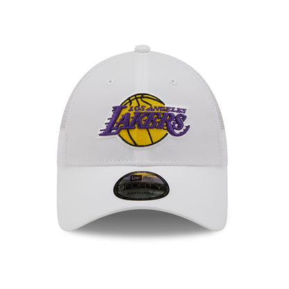 Gorra Trucker 9FORTY NBA Home Field L.A. Lakers de New Era - Blanco