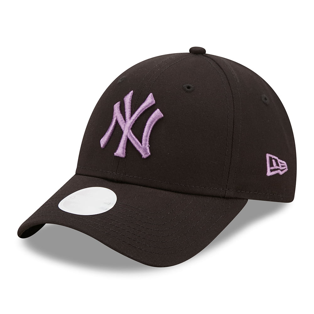 Gorra de béisbol 9FORTY MLB League Essential New York Yankees de New Era - Negro-Morado