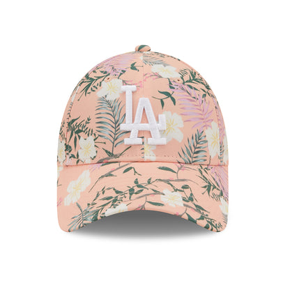 Gorra de béisbol mujeres 9FORTY MLB Floral L.A. Dodgers de New Era - Rosa