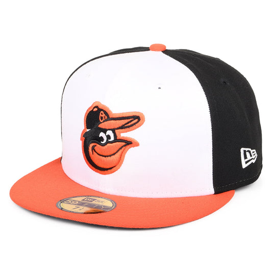 Gorra de béisbol 59FIFTY MLB On Field AC Perf Baltimore Orioles de New Era - Blanco-Naranja
