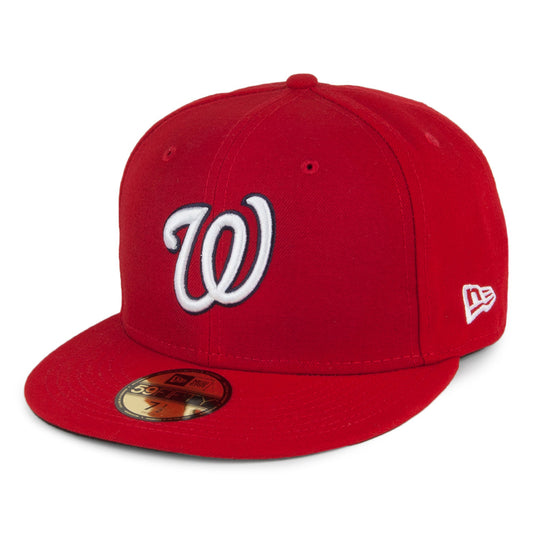 Gorra de béisbol 59FIFTY MLB On Field AC Perf Washington Nationals de New Era - Rojo