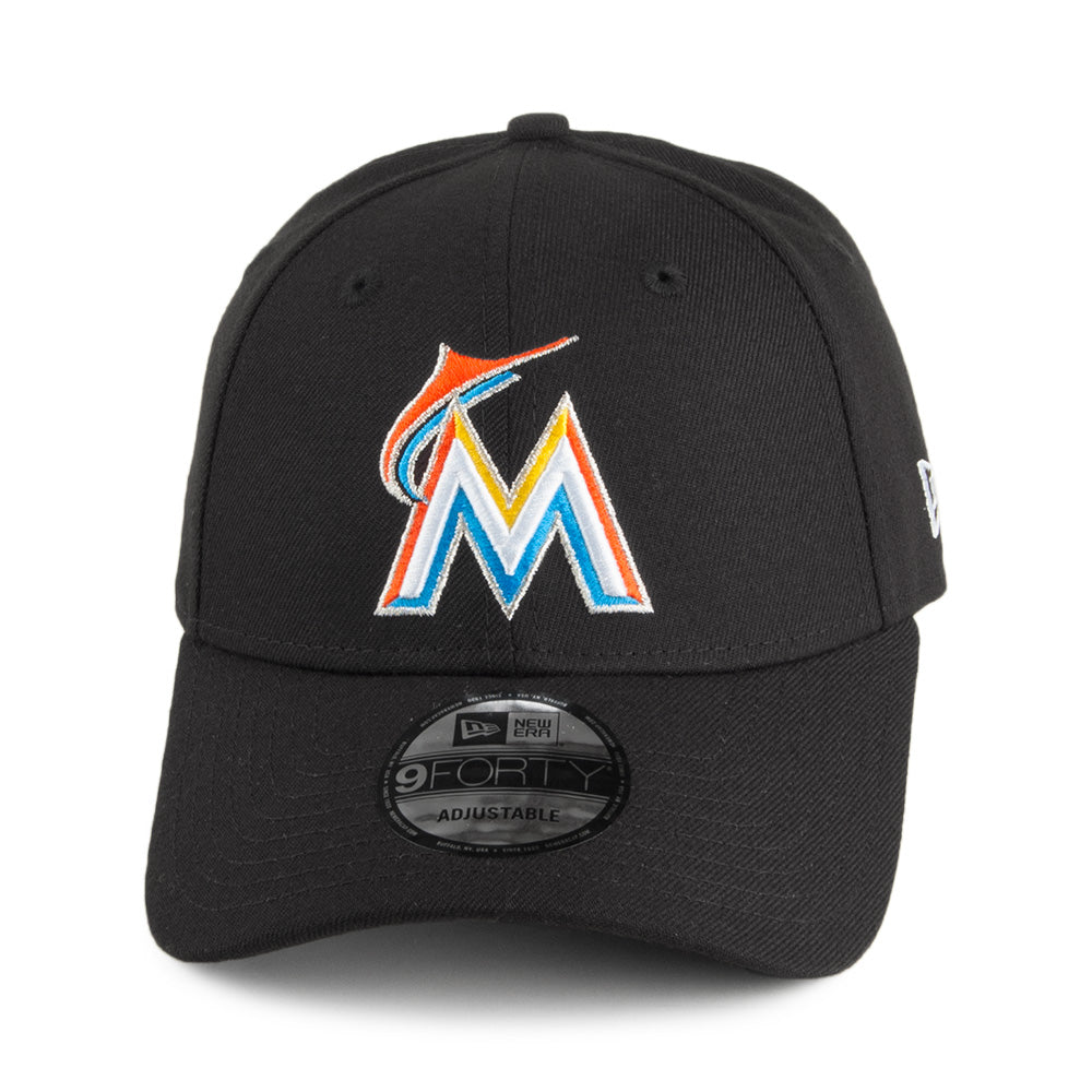 Gorra de béisbol 9FORTY League Miami Marlins de New Era - Negro