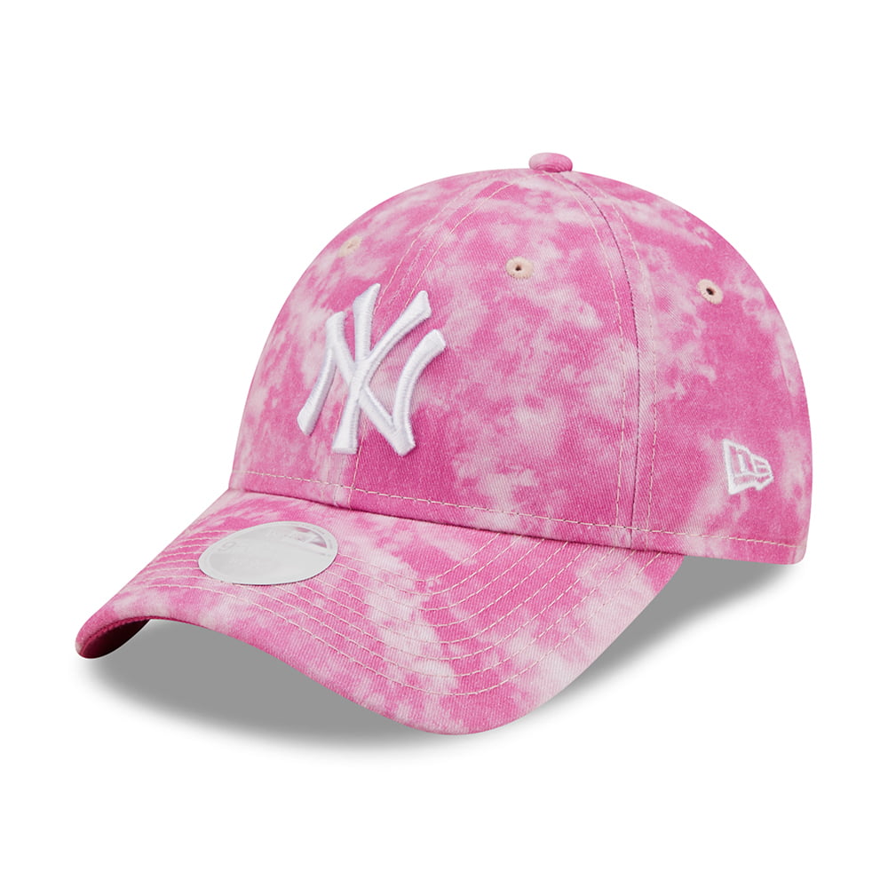 Gorra de béisbol mujer 9FORTY MLB Tie Dye New York Yankees de New Era - Rosa-Blanco