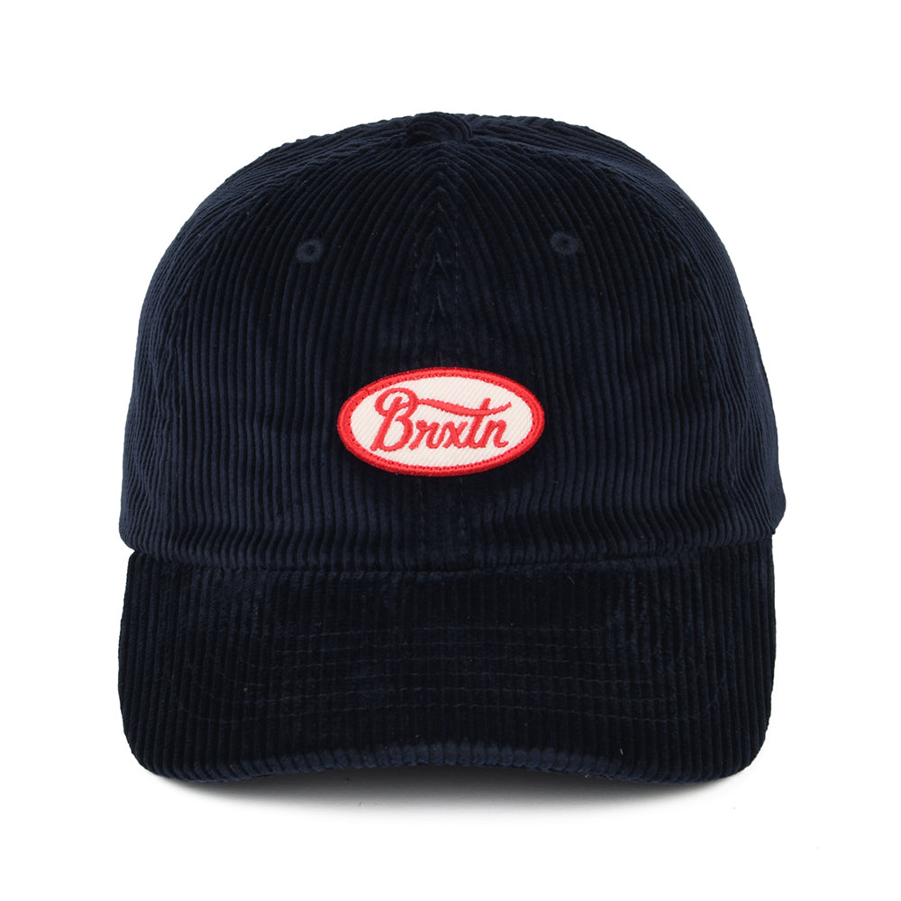 Gorra de béisbol Parsons LP de pana de Brixton - Azul Marino