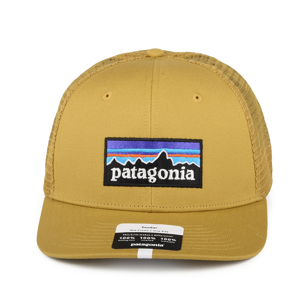 Gorra Trucker P-6 Logo de algodón orgánico de Patagonia - Mostaza