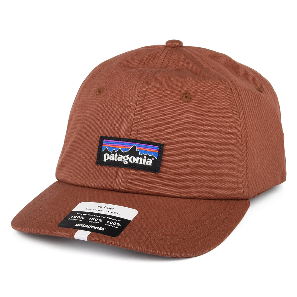 Gorra de béisbol P-6 Label de algodón orgánico de Patagonia - Terracota