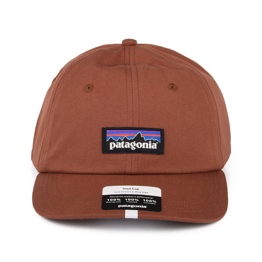 Gorra de béisbol P-6 Label de algodón orgánico de Patagonia - Terracota