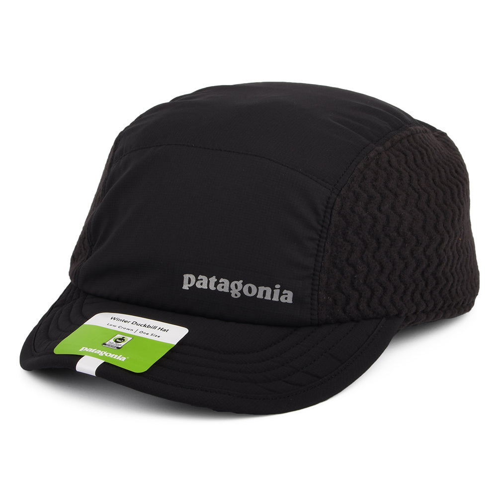 Gorra de béisbol Invierno Duckbill con orejeras de Patagonia - Negro