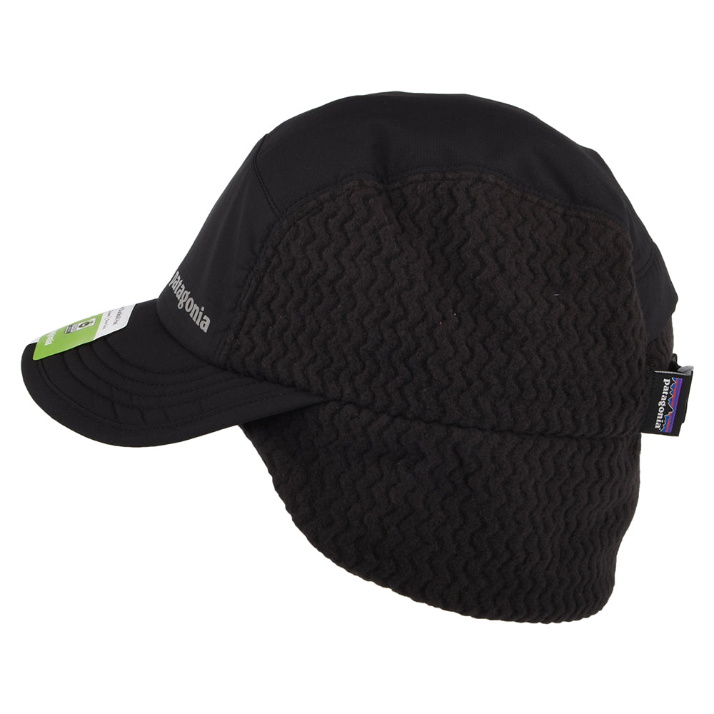 Gorra de béisbol Invierno Duckbill con orejeras de Patagonia - Negro