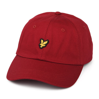 Gorra de béisbol Vintage de Lyle & Scott - Rojo Intenso