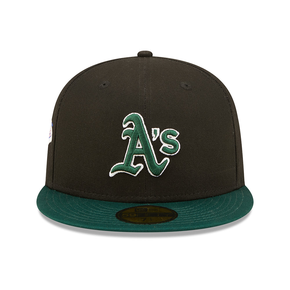 Gorra de béisbol 59FIFTY MLB World Series Oakland Athletics de New Era - Negro-Verde