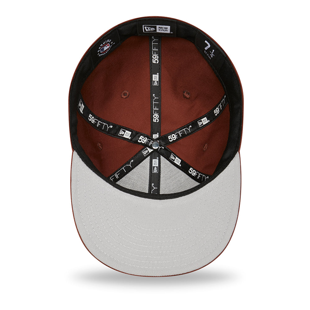 Gorra de béisbol 59FIFTY MLB League Essential New York Yankees de New Era - Marrón-Negro