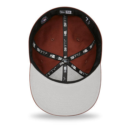 Gorra de béisbol 59FIFTY MLB League Essential New York Yankees de New Era - Marrón-Negro