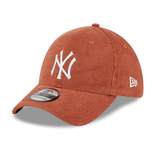 Gorra de béisbol 39THIRTY MLB Cord New York Yankees de New Era - Ladrillo-Blanco
