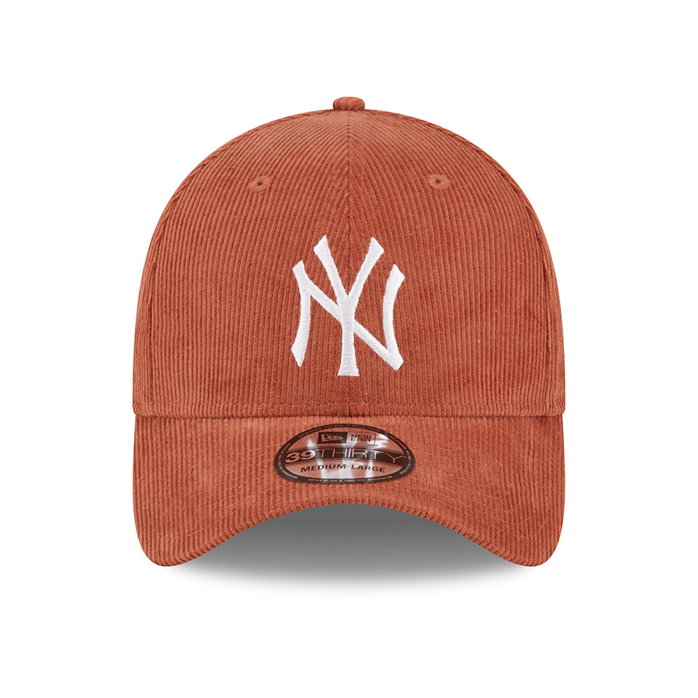 Gorra de béisbol 39THIRTY MLB Cord New York Yankees de New Era - Ladrillo-Blanco