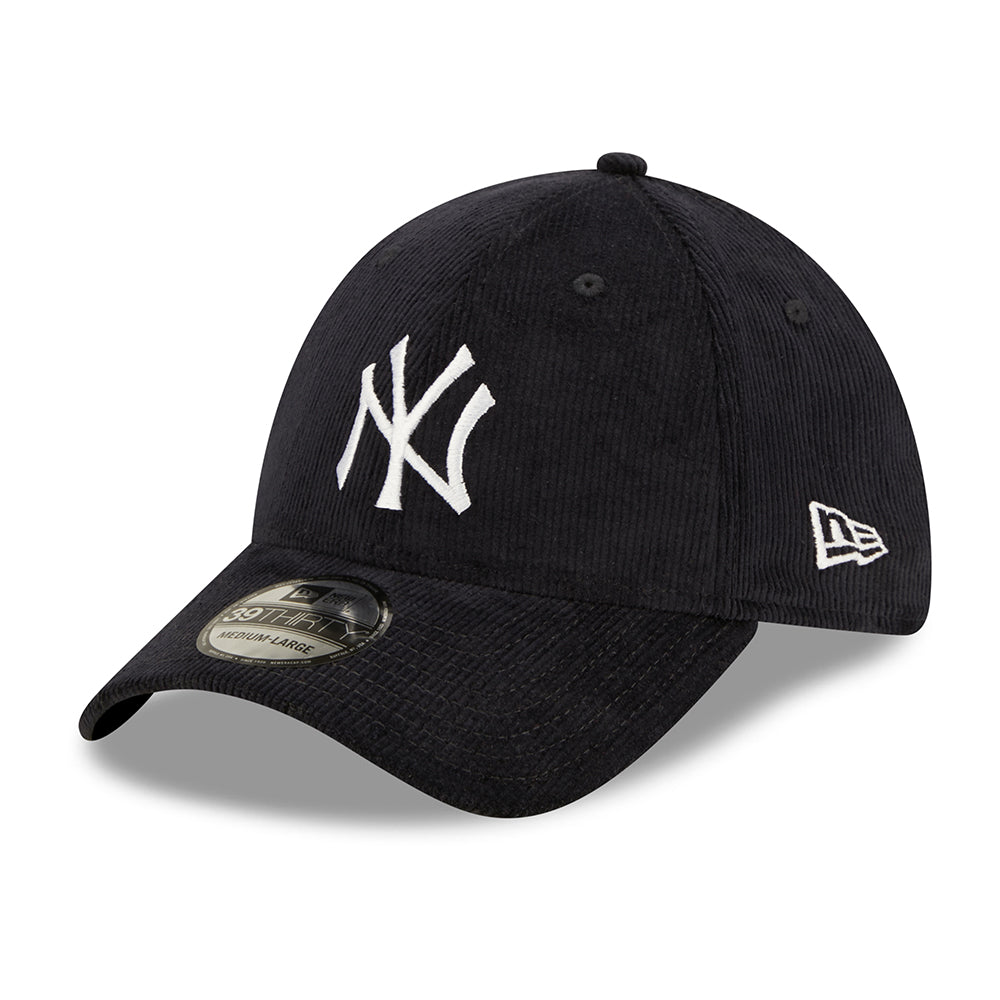 Gorra de béisbol 39THIRTY MLB Cord New York Yankees de New Era - Azul Marino-Blanco