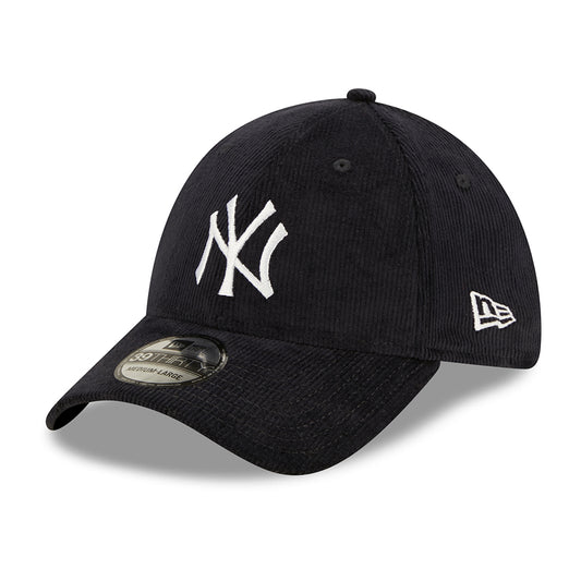 Gorra de béisbol 39THIRTY MLB Cord New York Yankees de New Era - Azul Marino-Blanco