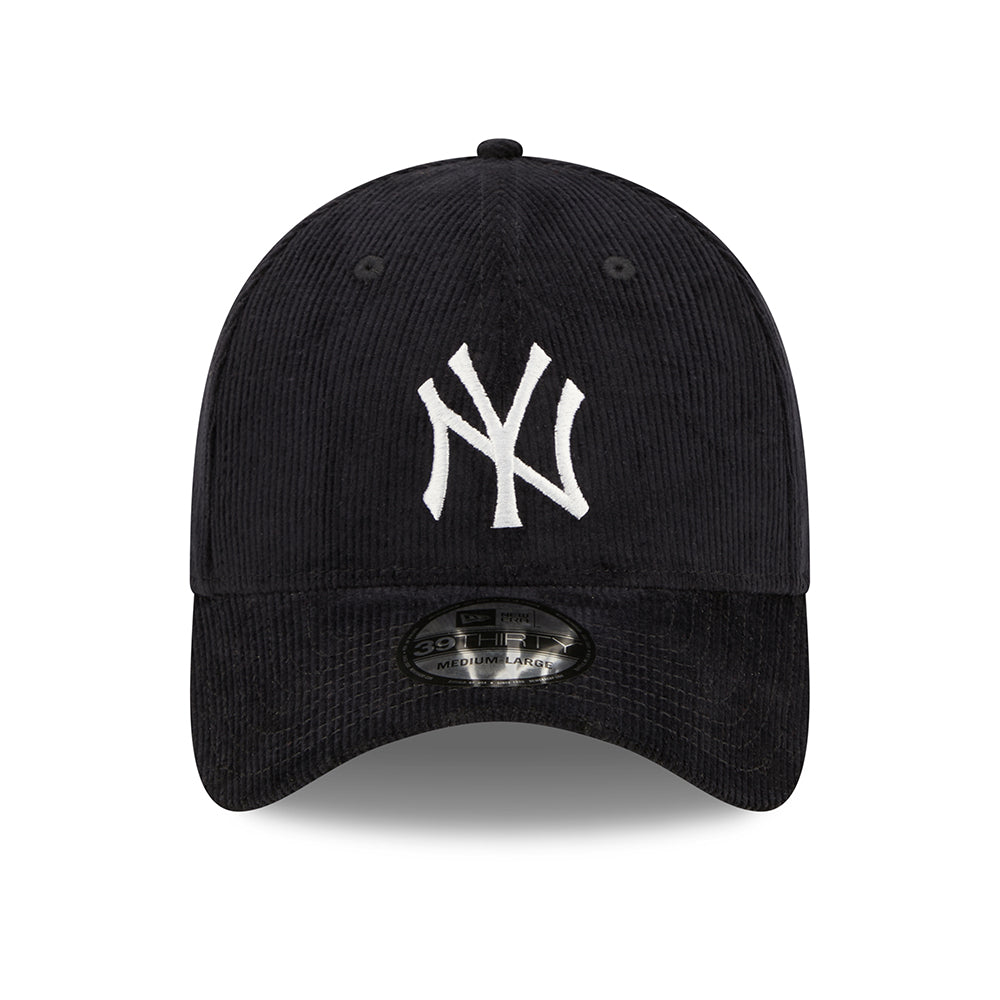 Gorra de béisbol 39THIRTY MLB Cord New York Yankees de New Era - Azul Marino-Blanco