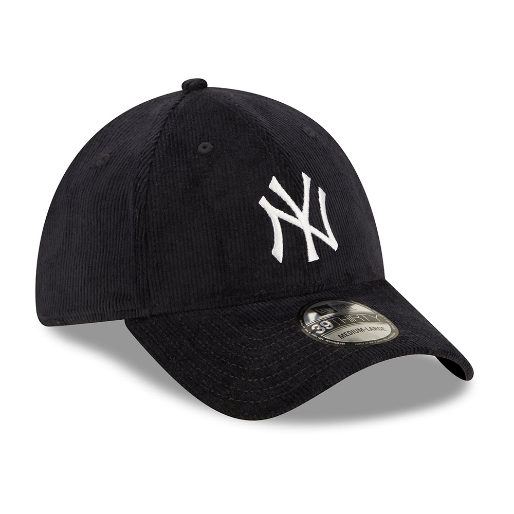 Gorra de béisbol 39THIRTY MLB Cord New York Yankees de New Era - Azul Marino-Blanco