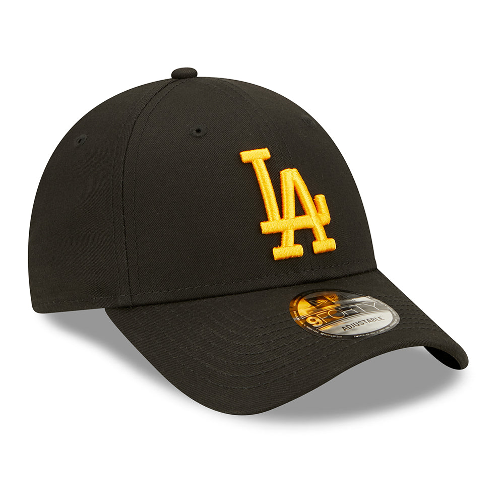 Gorra de béisbol 9FORTY MLB League Essential L.A. Dodgers de New Era - Negro-Dorado
