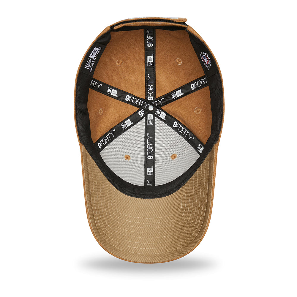 Gorra de béisbol 9FORTY MLB Melton La Liga New York Yankees de New Era - Trigo-Blanco