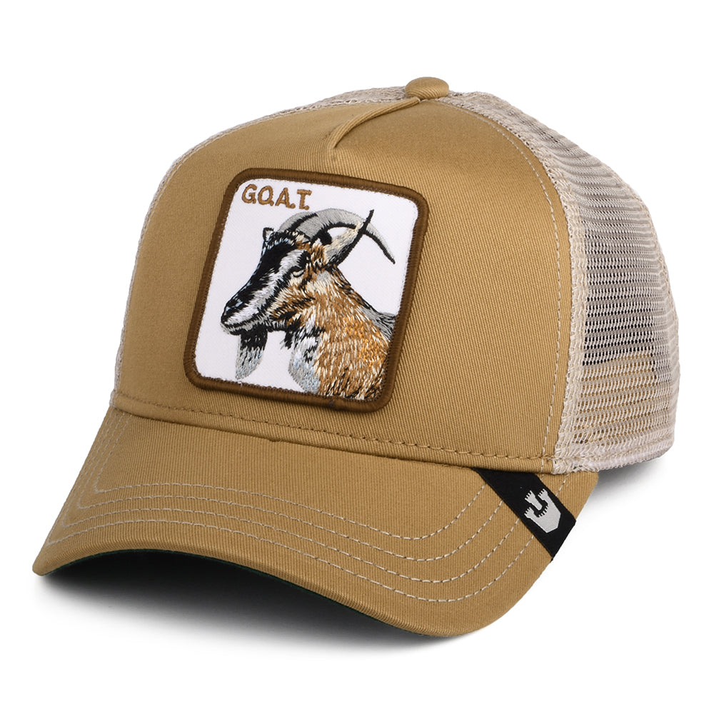 Gorra Trucker Goat de Goorin - Kaki