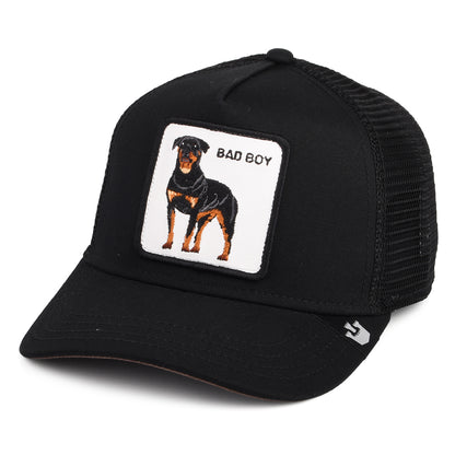 Gorra Trucker Baddest Boy de Goorin - Negro